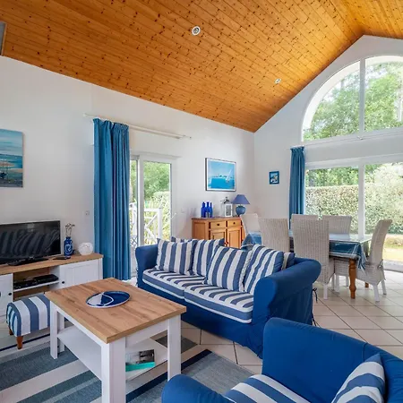 בית נופש T3 Avec Piscine Chauffee, Golf Et A Proximite - Linge Et Menage Inclus - Fr-1-319-168 ביסקארוס