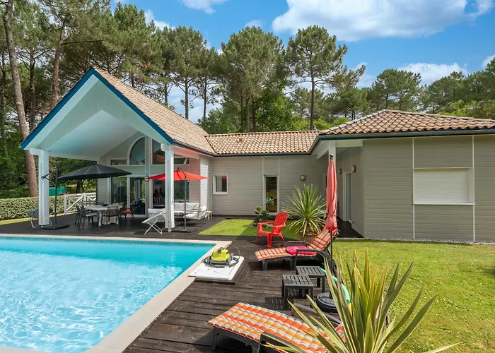 Vakantiehuis T3 Avec Piscine Chauffee, Golf Et A Proximite - Linge Et Menage Inclus - Fr-1-319-168 *