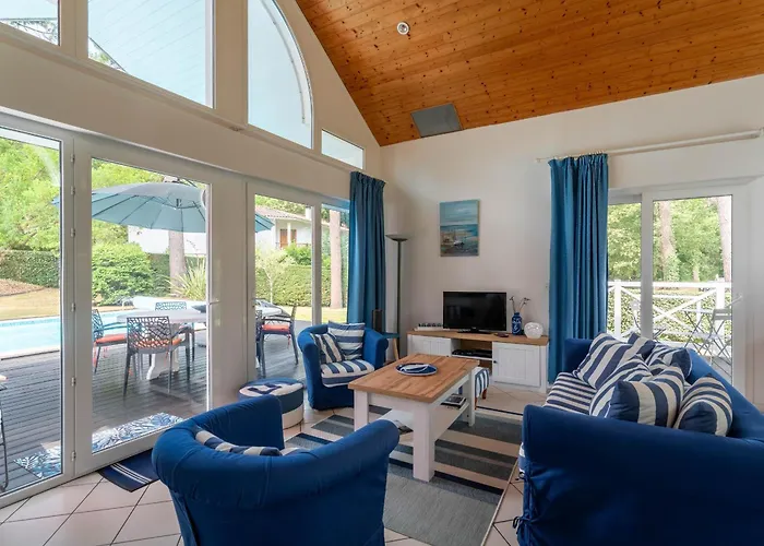 Tatil Evi T3 Avec Piscine Chauffee, Golf Et A Proximite - Linge Et Menage Inclus - Fr-1-319-168 Biscarrosse